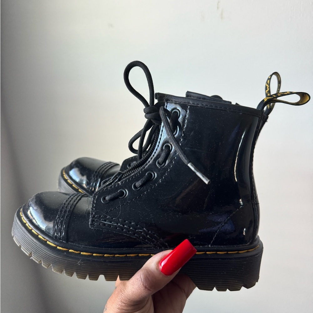 Kids Black Boots doc martens